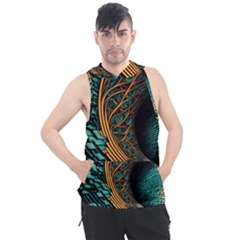 Big Data Abstract Abstract Background Backgrounds Men s Sleeveless Hoodie by Pakemis