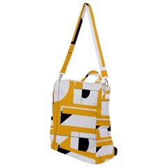Design Pattern Yellow Background Art Crossbody Backpack by Jancukart