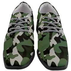 Camouflage Camo Army Soldier Pattern Military Women Heeled Oxford Shoes by Jancukart