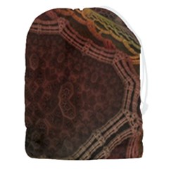 Fractal Pattern Geometric Pattern Drawstring Pouch (3xl) by danenraven