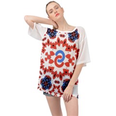 Im Fourth Dimension Adkps Oversized Chiffon Top by imanmulyana