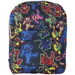 Bears Colors Dead Head Deadhead Grateful Dead Full Print Backpack by Sapixe