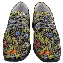 Mosaic Background Pattern Texture Women Heeled Oxford Shoes by Ravend