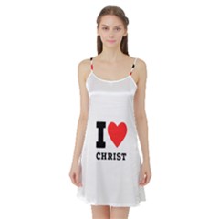 I Love Christ Satin Night Slip by ilovewhateva