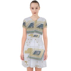 Technics Design Element Set Pattern Graphic Symbol Adorable In Chiffon Dress by danenraven