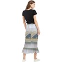 Technics Design Element Set Pattern Graphic Symbol Maxi Fishtail Chiffon Skirt View2