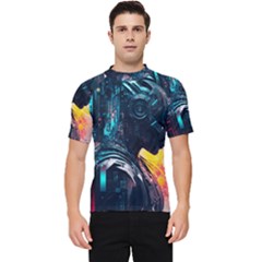 Who Sample Robot Prettyblood Men s Short Sleeve Rash Guard by Ravend