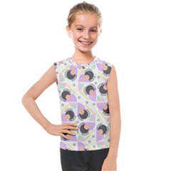 Pattern Pastel Drawing Art Kids  Mesh Tank Top by Uceng
