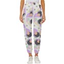 Pattern Pastel Drawing Art Cropped Drawstring Pants View1
