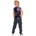 Lake Galaxy Stars Science Fiction Kids  Sport Tank Top View2