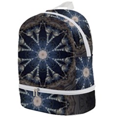 Mandala Ornament Background Zip Bottom Backpack by Uceng
