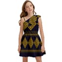 Abstract Antique Architecture Art Artistic Artwork Kids  One Shoulder Party Dress View1