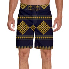 Abstract Antique Architecture Art Artistic Artwork Men s Beach Shorts by Ravend