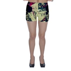 Fractal Art Design Fractal Art Digital Art Skinny Shorts by Ravend