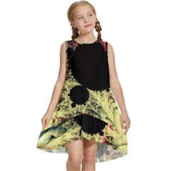 Fractal Art Design Fractal Art Digital Art Kids  Frill Swing Dress by Ravend
