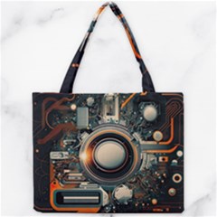 Illustrations Technology Robot Internet Processor Mini Tote Bag by Ravend