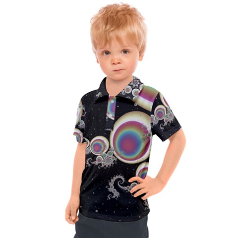 Fractal Math Abstract Abstract Art Digital Art Kids  Polo Tee by Ravend