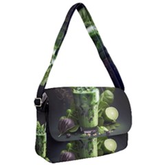 Ai Generated Drink Spinach Smooth Apple Ginger Courier Bag by danenraven
