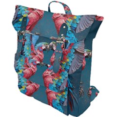 Birds Parrots Love Ornithology Species Fauna Buckle Up Backpack by danenraven