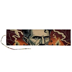 Ai Generated Nikola Tesla Tesla Nikolas Electricity Roll Up Canvas Pencil Holder (l) by danenraven
