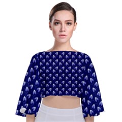 Into The Forest Tie Back Butterfly Sleeve Chiffon Top by Sparkle