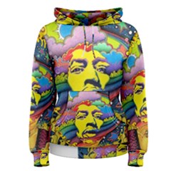Psychedelic Rock Jimi Hendrix Women s Pullover Hoodie by Jancukart