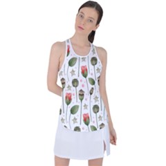 Poppies Red Poppies Red Flowers Racer Back Mesh Tank Top by Ravend
