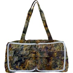 Rusty Orange Abstract Surface Multi Function Bag by dflcprintsclothing