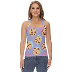 Cookies Chocolate Chips Chocolate Cookies Sweets Basic Halter Top by Ravend