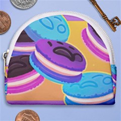 Cookies Chocolate Cookies Sweets Snacks Baked Goods Food Horseshoe Style Canvas Pouch by Ravend