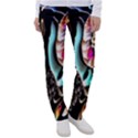 Garden Flower Nature Digital Art Abstract Women s Casual Pants View1