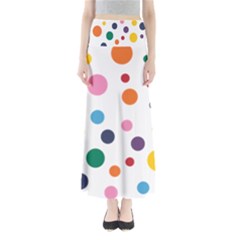 Polka Dot Full Length Maxi Skirt by 8989