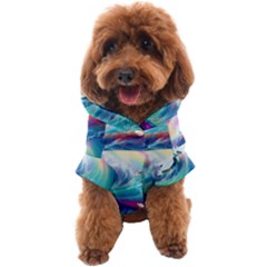 Waves Ocean Sea Tsunami Nautical Nature Water Dog Coat by Ravend