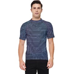 Circuit Board Circuits Mother Board Computer Chip Men s Short Sleeve Rash Guard by Ravend