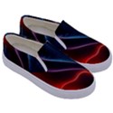 Ai Generated Swirl Splash Blaze Design Art Kids  Canvas Slip Ons View3