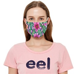 Cheerful And Cheery Blooms Cloth Face Mask (adult) by GardenOfOphir