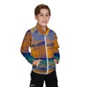 Nature Sunset Kids  Windbreaker View1