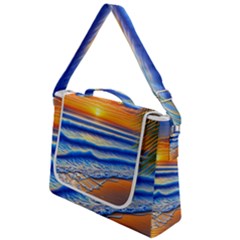 Summer Sunset Surf Box Up Messenger Bag by GardenOfOphir