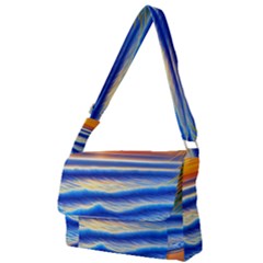 Summer Sunset Surf Full Print Messenger Bag (s) by GardenOfOphir