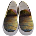Sunset At The Surf Men s Canvas Slip Ons View1