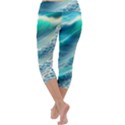 Pastel Beach Wave Capri Yoga Leggings View4