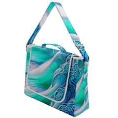 Pastel Simple Wave Box Up Messenger Bag by GardenOfOphir