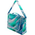 Pastel Simple Wave Box Up Messenger Bag View1