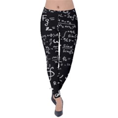 E=mc2 Text Science Albert Einstein Formula Mathematics Physics Velvet Leggings by Jancukart