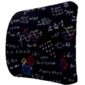 Black Background With Text Overlay Mathematics Formula Board Back Support Cushion View3