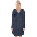 Outer Space	 - 	Long Sleeve Front Wrap Dress View1