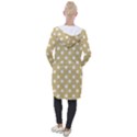 Mint Polka And White Polka Dots Hooded Pocket Cardigan View2
