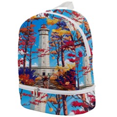 Lighthouse Zip Bottom Backpack by artworkshop