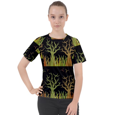 Background Decor Backdrop Design Art Decorative Women s Sport Raglan Tee by Ravend