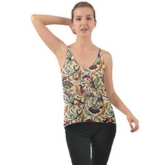 Wallpaper Floral Pattern Floral Wallpaper Background Chiffon Cami by Ravend
